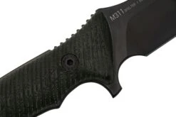 ANV Knives M311 SPELTER DLC Elmax Black Handle, Black Kydex Sheath, Couteau De Survie -Vic Boutique ANVM311 003 05 anv