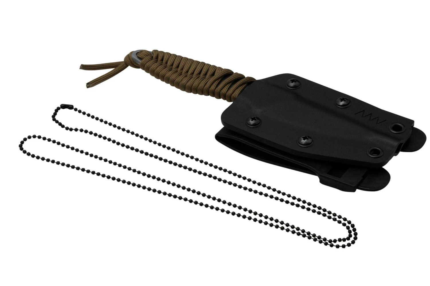 ANV Knives P100 Sleipner, Coyote Paracord, P100-005, Black Kydex Sheath, Couteau De Cou 8 ANV Knives P100 Sleipner, Coyote Paracord, P100-005, Black Kydex Sheath, Couteau De Cou – Image 6