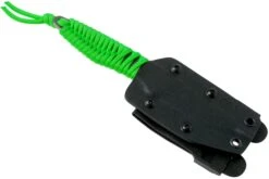 ANV P100 Sleipner, Neon Green Paracord, ANVP100-009, Black Kydex Sheath, Couteau De Cou -Vic Boutique ANVP100 009 05 anv knives