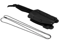 ANV Knives P100 Sleipner Cerakote, Black Paracord, P100-037, Black Kydex Sheath, Couteau De Cou -Vic Boutique ANVP100 037 06 anv