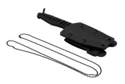 ANV Knives P100 Sleipner Cerakote, Grey Paracord, P100-038, Black Kydex Sheath, Couteau De Cou -Vic Boutique ANVP100 038 06 anv