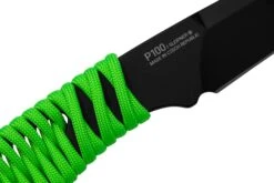 ANV Knives P100 Sleipner Cerakote, Neon Green Paracord, P100-043, Black Kydex Sheath, Couteau De Cou -Vic Boutique ANVP100 043 05 anv