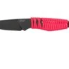 ANV Knives P100 Sleipner Cerakote, Pink Paracord, P100-044, Black Kydex Sheath, Couteau De Cou