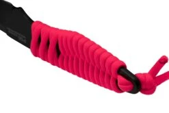 ANV Knives P100 Sleipner Cerakote, Pink Paracord, P100-044, Black Kydex Sheath, Couteau De Cou -Vic Boutique ANVP100 044 04 anv