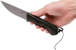 Autine Kurbads, Wengé, Elmax, Fourreau RH Brun, Couteau Outdoor -Vic Boutique AT KUR WNG 06 autine at kur wng 06