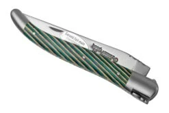 Laguiole En Aubrac Samba Turquoise L0212SATIF Bois De Samba Turquoise, Mat, Couteau De Poche Laguiole, 12 Cm 12 Laguiole En Aubrac Samba Turquoise L0212SATIF Bois De Samba Turquoise, Mat, Couteau De Poche Laguiole, 12 Cm -Vic Boutique AUL0212SATIF 04 laguioleaubrac