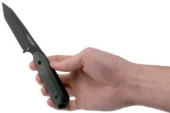 Bradford Guardian 3.5T Tanto, 3D Black Micarta Guardian 3.5T M390, Black DLC 3.5T-101B -Vic Boutique BDK 35T 101B 06 bradford knives