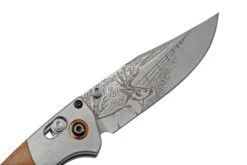 Benchmade Mini Crooked River Whitetail Limited Edition Artist Series 15085-2202, Couteau De Poche De Chasse, Casey Underwood Design -Vic Boutique BE15085 2202 06 benchmade