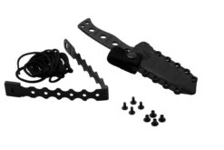 Benchmade 375BK-1 Cobalt Black, Sibert Adamas Couteau Fixe, Shane Sibert Design -Vic Boutique BE375BK 1 06 benchmade