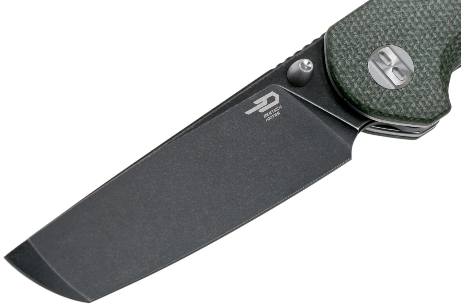 Bestech Sledgehammer BG31B-2 Green Micarta, Black Stonewashed Couteau De Poche 5 Bestech Sledgehammer BG31B-2 Green Micarta, Black Stonewashed Couteau De Poche – Image 3