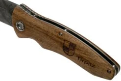 Böker Tirpitz Damast Wood 42 Limited Edition 110197DAM Couteau De Chasse -Vic Boutique BO110197DAM 08 boker
