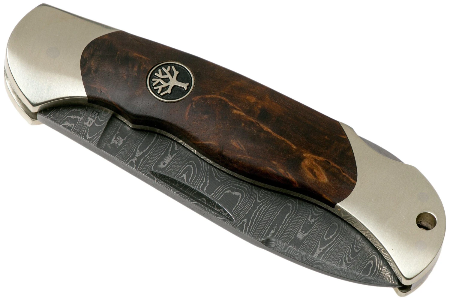 Böker Junior Scout Damast Curly Birch 111920DAM Couteau De Gentleman 6 Böker Junior Scout Damast Curly Birch 111920DAM Couteau De Gentleman – Image 4