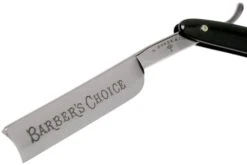 Böker Manufaktur Barber’s Choice, Black Synthetic 140222 Rasoir Coupe-choux -Vic Boutique BO140222 03 boker