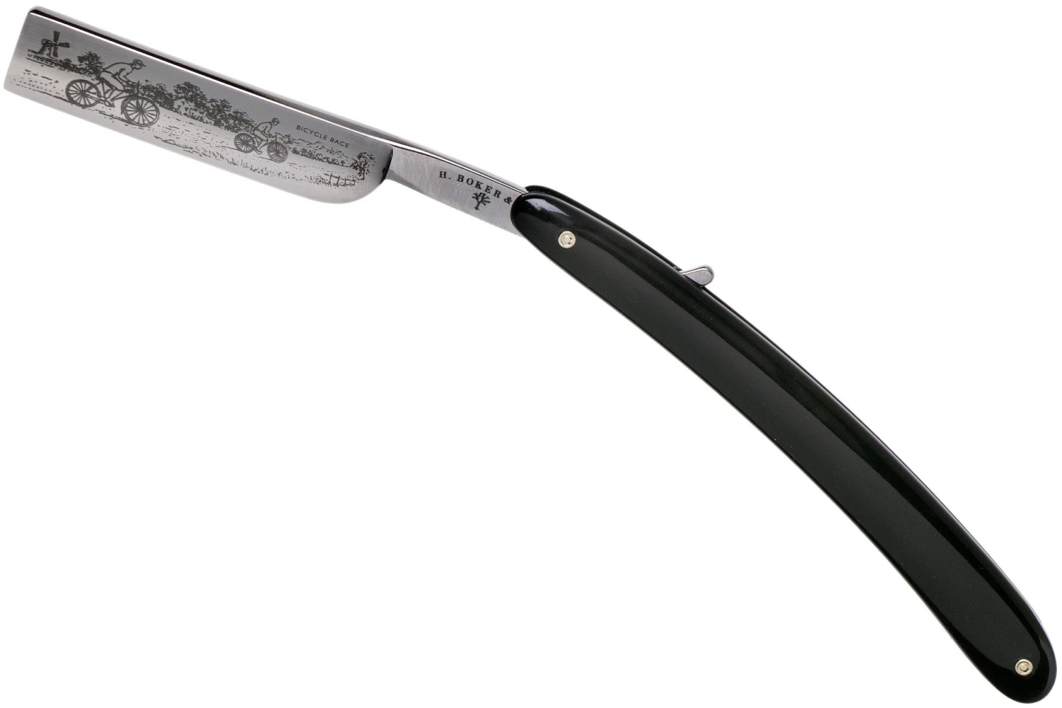 Böker Manufaktur Bicycle Race, Black Synthetic 140223 Rasoir Coupe-choux 3 Böker Manufaktur Bicycle Race, Black Synthetic 140223 Rasoir Coupe-choux