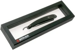 Böker Manufaktur Ebony Damascus Rasoir Coupe-chou 140609DAM -Vic Boutique BO140609DAM 07 boker