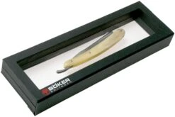 Böker Manufaktur Damascus Horn Rasoir Coupe-choux 140623DAM -Vic Boutique BO140623DAM 07 boker