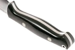 Bark River North Country EDC CPM 154, Black Canvas Micarta, Mosaic Pins -Vic Boutique BRK02 054BRKC MP 04 bark river brk02 054brkc mp 04