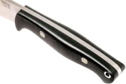 Bark River North Country EDC CPM 154, Black Canvas Micarta, Mosaic Pins -Vic Boutique BRK02 054BRKC MP 05 bark river brk02 054brkc mp 05