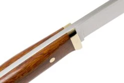 Bark River Classic Drop Point Hunter A2 Brass, Desert Ironwood Couteau De Chasse -Vic Boutique BRK02 116DIW 05 bark river