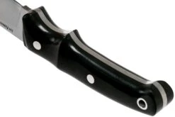 Bark River Guardless Drop Point Hunter CPM 154 Black Canvas Micarta Couteau De Chasse -Vic Boutique BRK02 142BKRC 04 bark river knives