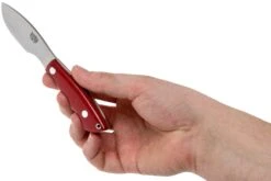 Bark River Mini Canadian CPM 3V Red Linen Micarta Couteau Fixe -Vic Boutique BRK03 121RLM 05 bark river knives