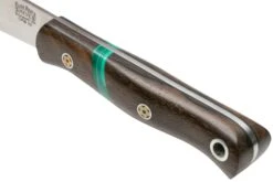 Bark River Ultra-Lite Bushcrafter CPM 3V Zericote, Jade Malachite Spacer, Black Liners, Mosaic Pins -Vic Boutique BRK06 023ZE JMS BL MP 06 barkriver