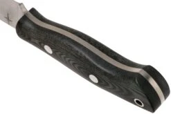 Bark River Mini Aurora CPM 3V, Black Linen Matte Micarta, Hollow Pins -Vic Boutique BRK06 025BRKLM 04 bark river knives v202111