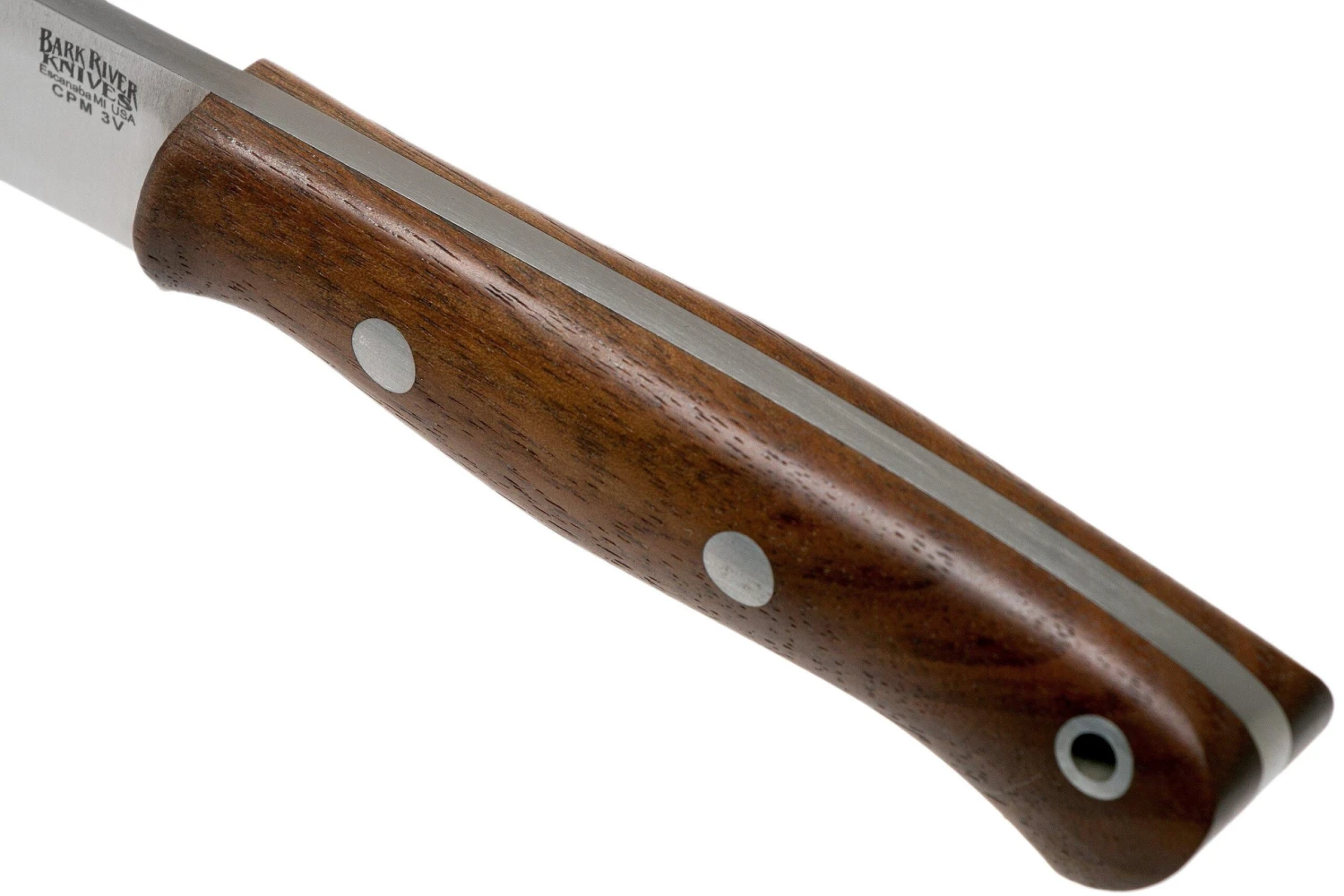 Bark River Mini Aurora Hunter CPM 3V American Walnut 7 Bark River Mini Aurora Hunter CPM 3V American Walnut – Image 5