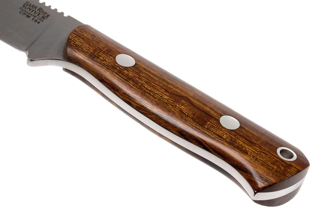 Bark River Bravo Necker II CPM 154CM, Desert Ironwood, Brown Sheath 6 Bark River Bravo Necker II CPM 154CM, Desert Ironwood, Brown Sheath – Image 4