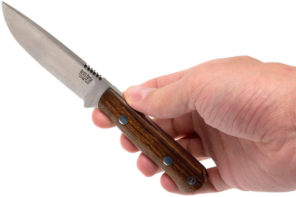 Bark River Bravo Necker II CPM 154CM, Desert Ironwood, Brown Sheath 8 Bark River Bravo Necker II CPM 154CM, Desert Ironwood, Brown Sheath – Image 6