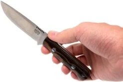 Bark River Bravo Necker II CPM 154CM, Burgundy Snakeskin Micarta -Vic Boutique BRK07 002SBC 06 bark river brk07 002sbc 15