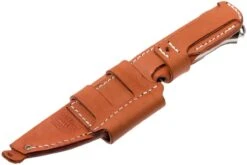 Bark River Bravo Vortex A2 Jimped, Green Canvas Micarta, Brown Sheath -Vic Boutique BRK07 117FMGRC JI 08 bark river brk07 117fmgrc ji 08