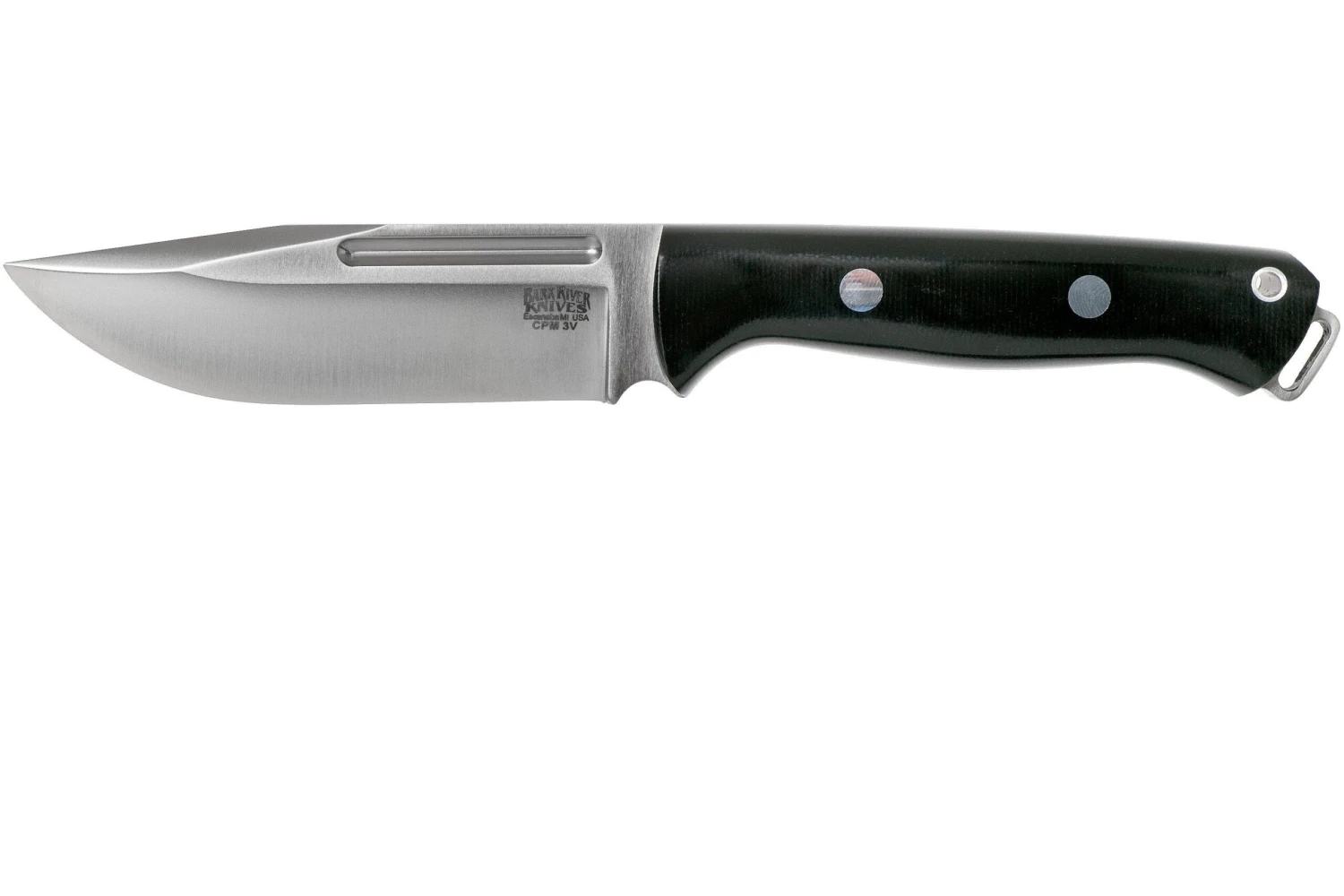 Bark River Bravo Squad Leader CPM 3V, Black Canvas Micarta 3 Bark River Bravo Squad Leader CPM 3V, Black Canvas Micarta