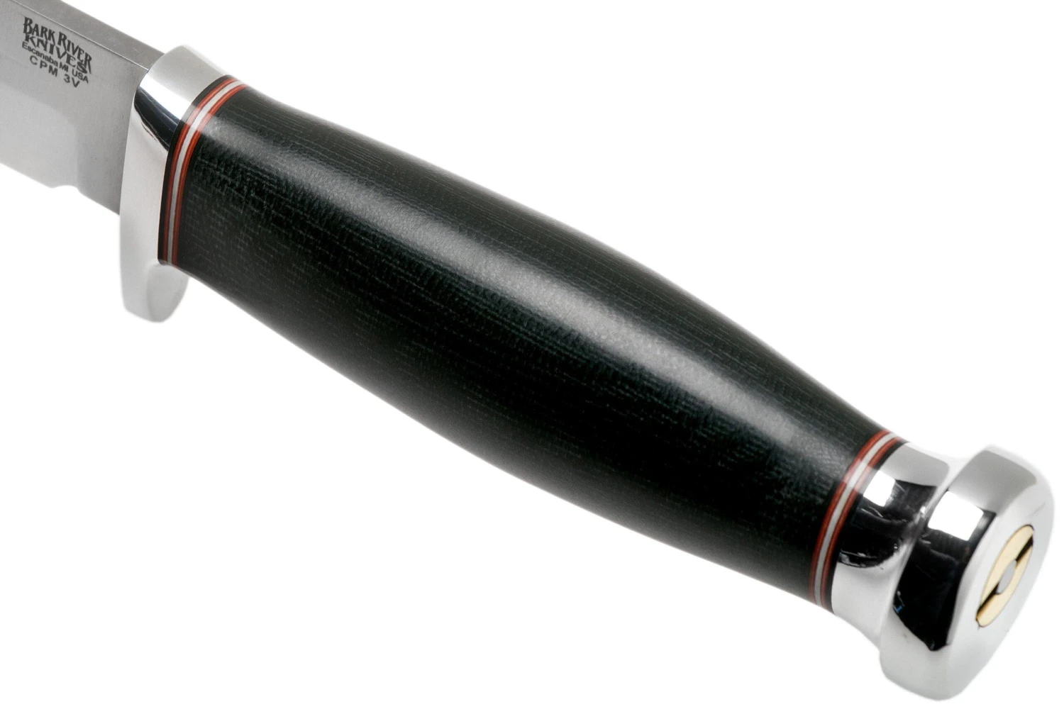 Bark River Boone CPM 3V Black Canvas Micarta, Single Quillion Couteau D'outdoor 7 Bark River Boone CPM 3V Black Canvas Micarta, Single Quillion Couteau D'outdoor – Image 5