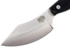 Bark River JX6 Companion A2, Black Canvas Micarta, Brown Sheath -Vic Boutique BRK10 112BRKC 03 bark river brk10 112brkc 03