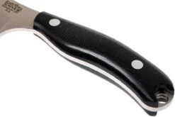 Bark River JX6 Companion A2, Black Canvas Micarta, Brown Sheath -Vic Boutique BRK10 112BRKC 04 bark river brk10 112brkc 04