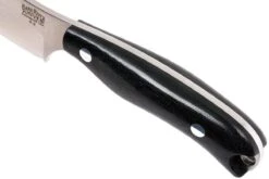 Bark River JX6 Companion A2, Black Canvas Micarta, Brown Sheath -Vic Boutique BRK10 112BRKC 05 bark river brk10 112brkc 05