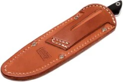 Bark River Mini Kalahari A2, Black Canvas Micarta, Brown Sheath -Vic Boutique BRK12 012BRKC 08 bark river brk12 012brkc 08