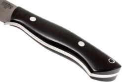 Bark River Kalahari Hunter A2, Black Canvas Micarta, Brown Sheath -Vic Boutique BRK12 112BRKC 04 bark river brk12 112brkc 04