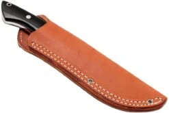 Bark River Kalahari Hunter A2, Black Canvas Micarta, Brown Sheath -Vic Boutique BRK12 112BRKC 07 bark river brk12 112brkc 07