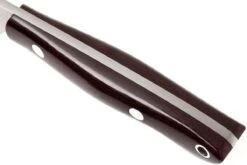 Bark River Kalahari Bushman A2, Maroon Linen Micarta, Brown Sheath -Vic Boutique BRK12 116MNL 05 bark river brk12 116mnl 05