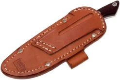 Bark River Kalahari Bushman A2, Maroon Linen Micarta, Brown Sheath -Vic Boutique BRK12 116MNL 08 bark river brk12 116mnl 08
