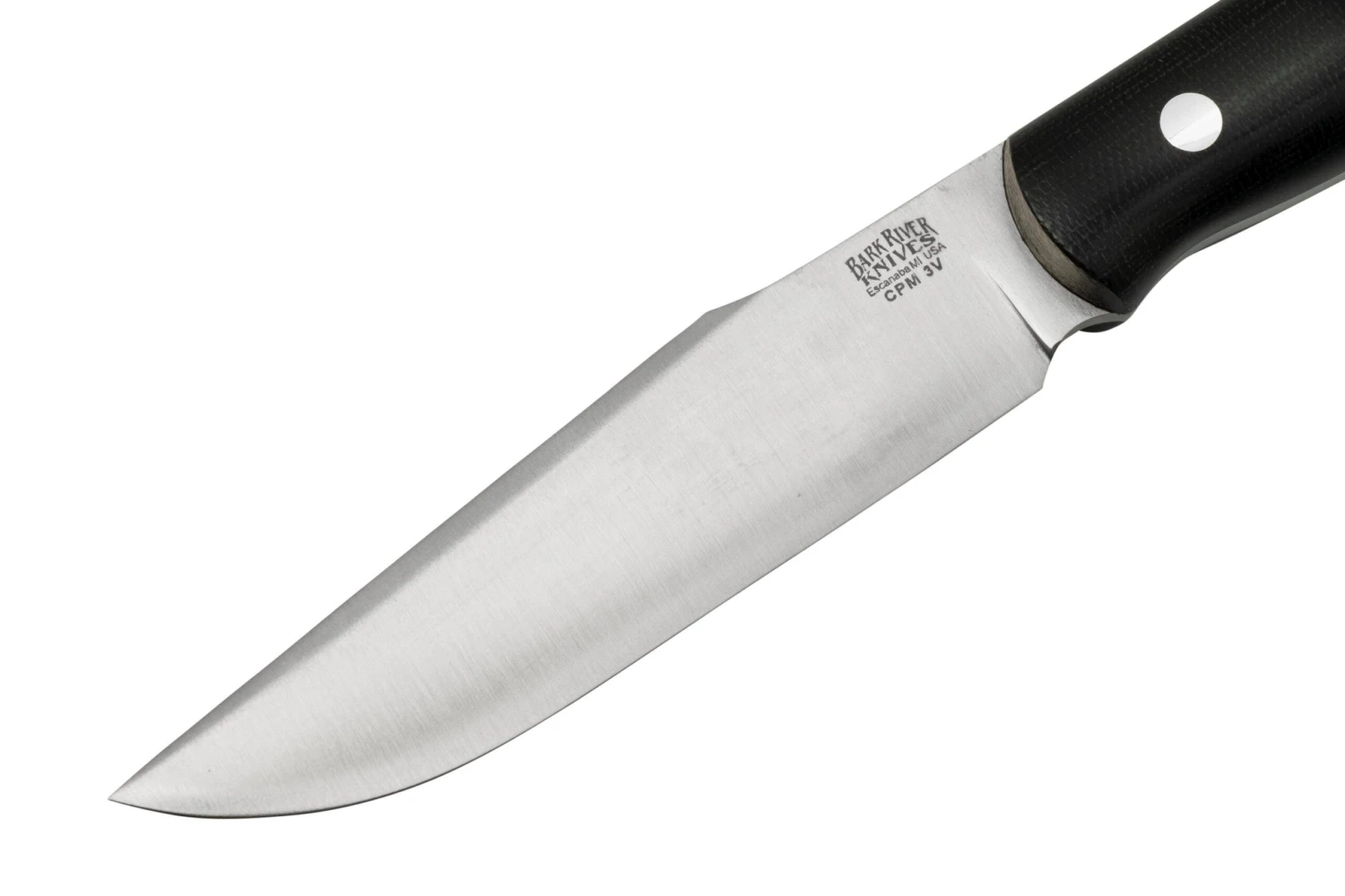 Bark River Ultra Lite Field Knife CPM 3V Black Canvas Micarta, Couteau De Bushcraft 5 Bark River Ultra Lite Field Knife CPM 3V Black Canvas Micarta, Couteau De Bushcraft – Image 3