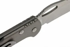 Buck 726 Mini Spitfire 0726 GYS-B Plain Edge, Gris -Vic Boutique BUCK0726GYS B 05 buck 726 mini spitfire buck0726gys b 05