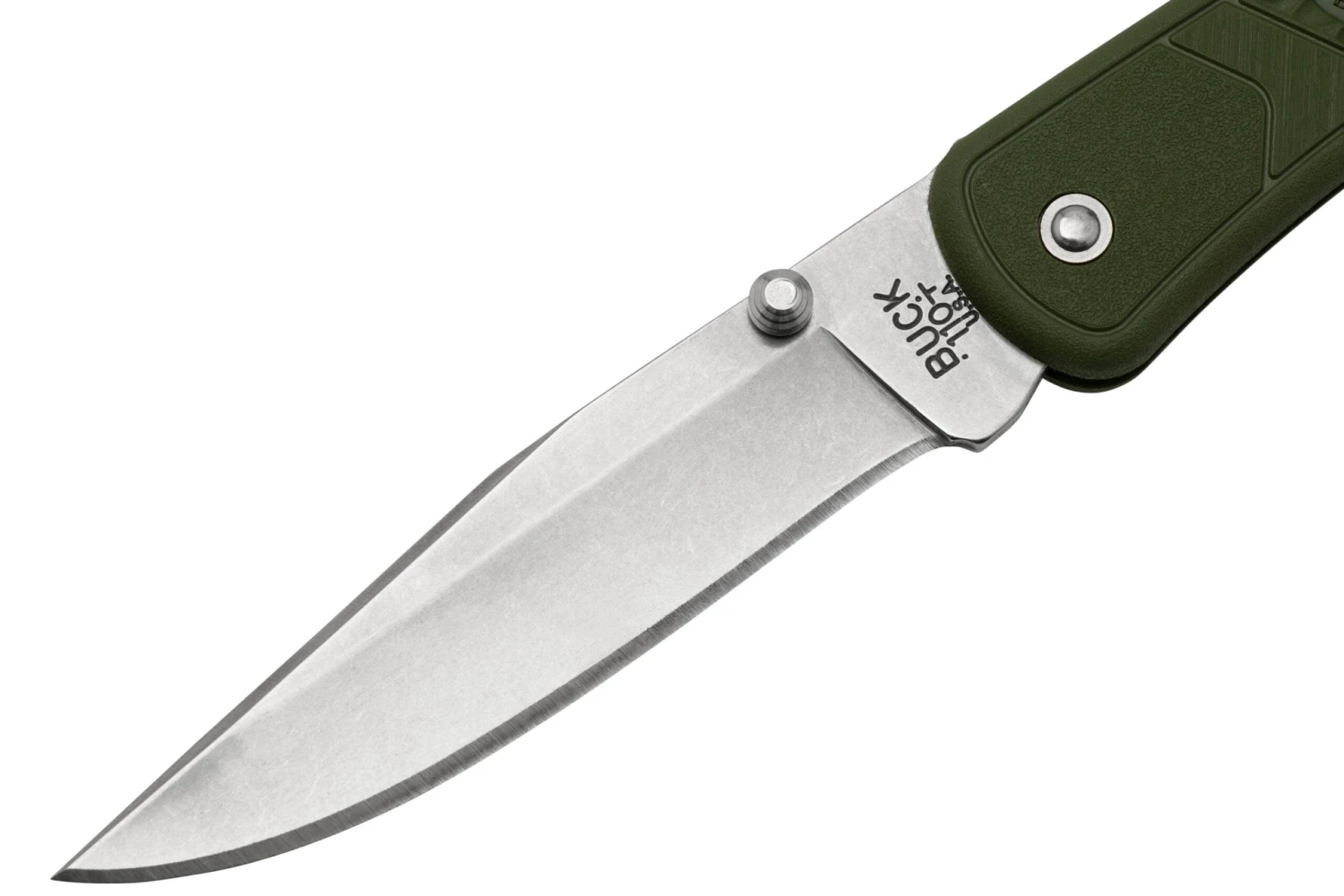 Buck 110 Slim Knife Select OD Green 0110ODS2 Couteau De Poche 6 Buck 110 Slim Knife Select OD Green 0110ODS2 Couteau De Poche – Image 4