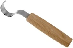 BeaverCraft Spoon Carving Knife 30 Mm SK2S, Couteau Croche Pour Droitier Avec étui