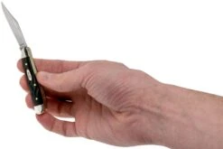 Case Peanut Rough Black Synthetic, 18225, 6220 SS Couteau De Poche -Vic Boutique CE18225 05 case