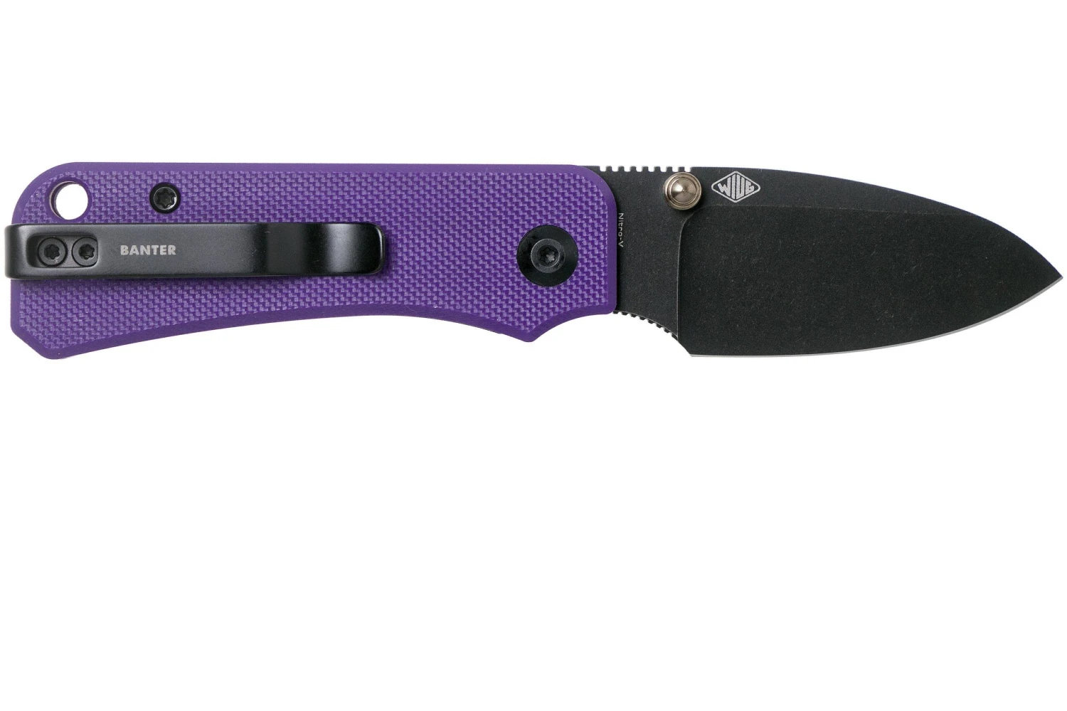 Civivi Baby Banter C19068S-4 Purple G10, Black Stonewashed Couteau De Poche, Ben Petersen Design 4 Civivi Baby Banter C19068S-4 Purple G10, Black Stonewashed Couteau De Poche, Ben Petersen Design – Image 2