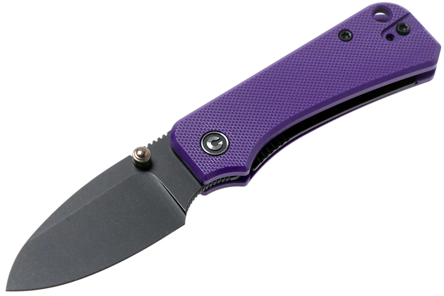 Civivi Baby Banter C19068S-4 Purple G10, Black Stonewashed Couteau De Poche, Ben Petersen Design 5 Civivi Baby Banter C19068S-4 Purple G10, Black Stonewashed Couteau De Poche, Ben Petersen Design – Image 3