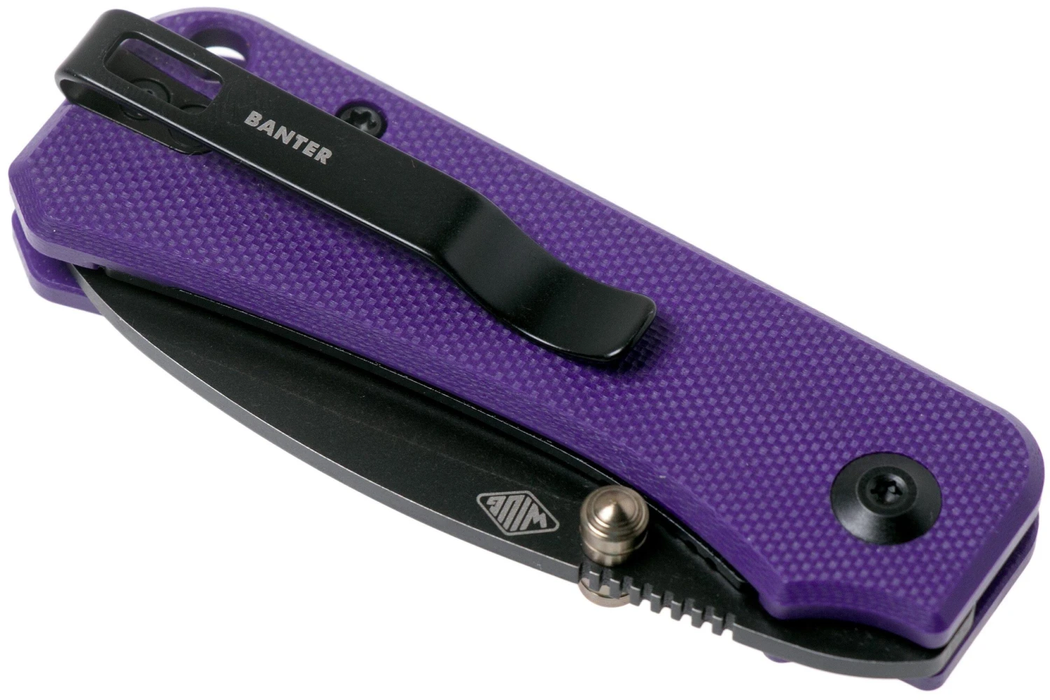 Civivi Baby Banter C19068S-4 Purple G10, Black Stonewashed Couteau De Poche, Ben Petersen Design 6 Civivi Baby Banter C19068S-4 Purple G10, Black Stonewashed Couteau De Poche, Ben Petersen Design – Image 4